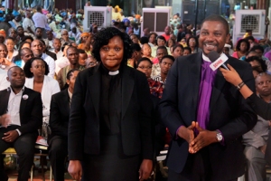 APOSTLE & PROPHETESS ROLAND TABE FROM CAMEROON DELIVERED.